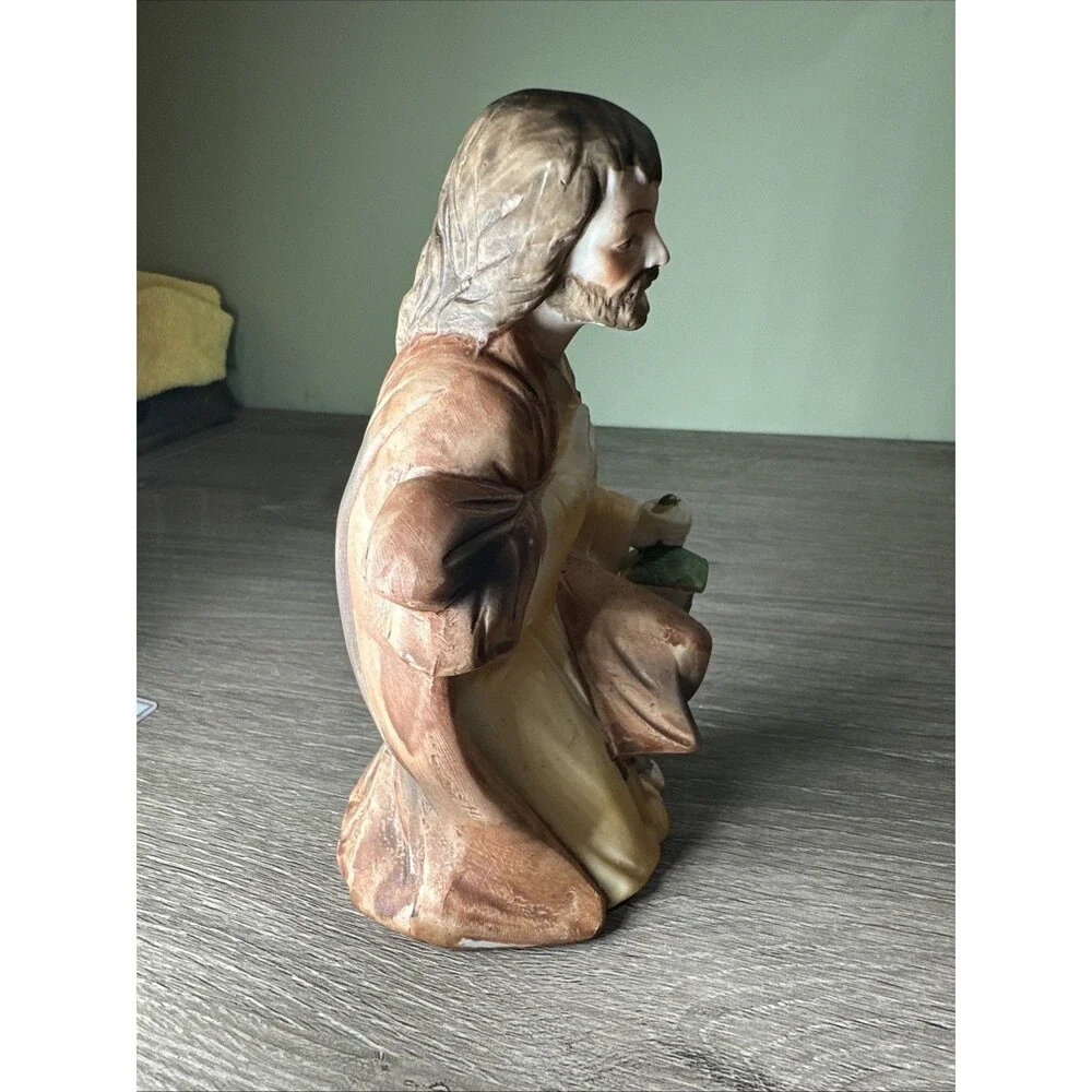 Vintage HOMCO Nativity Joseph Figurine Porcelain 6” #5253 Christmas